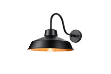 Lit Up Lighting LIT60188BK - Woodland Wall Light Black Finish